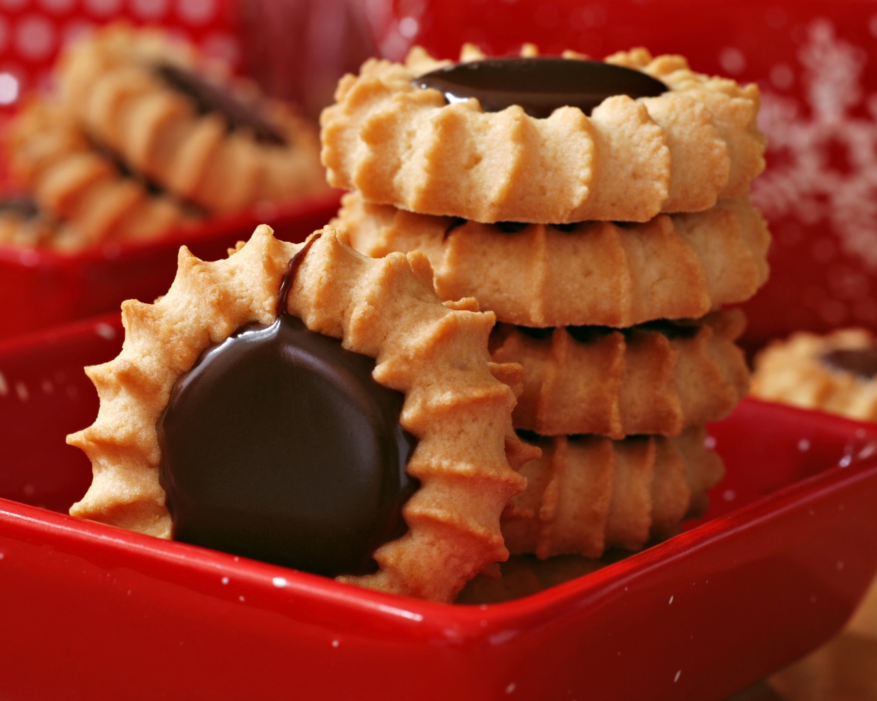 Печенье с шоколадом