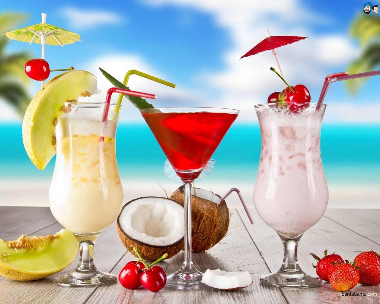 Три коктейля