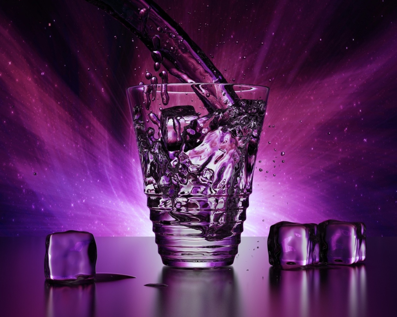 Вода со льдом