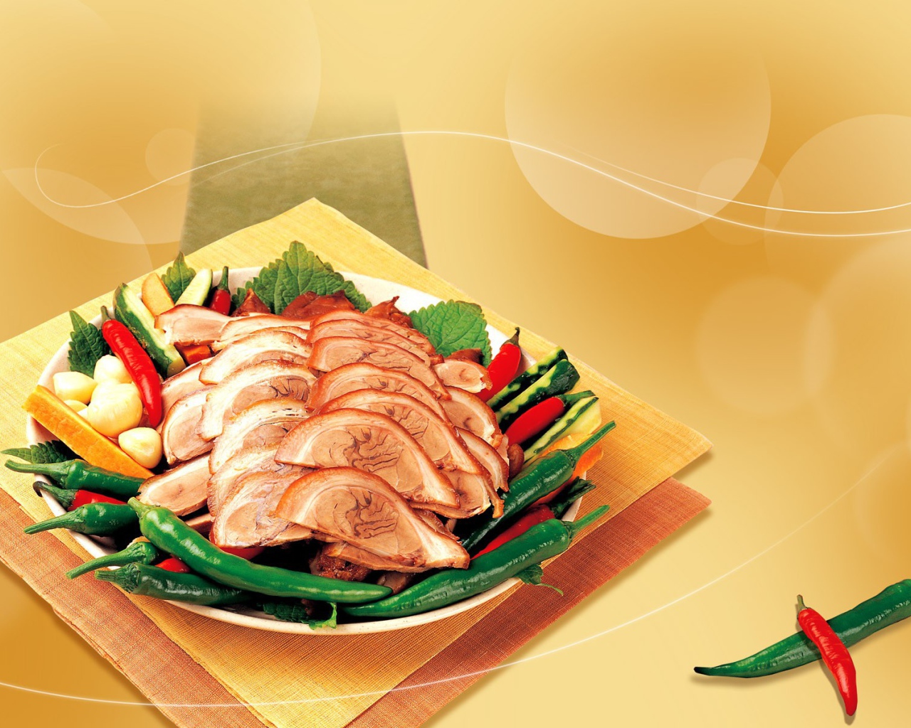 Мясо с перцем