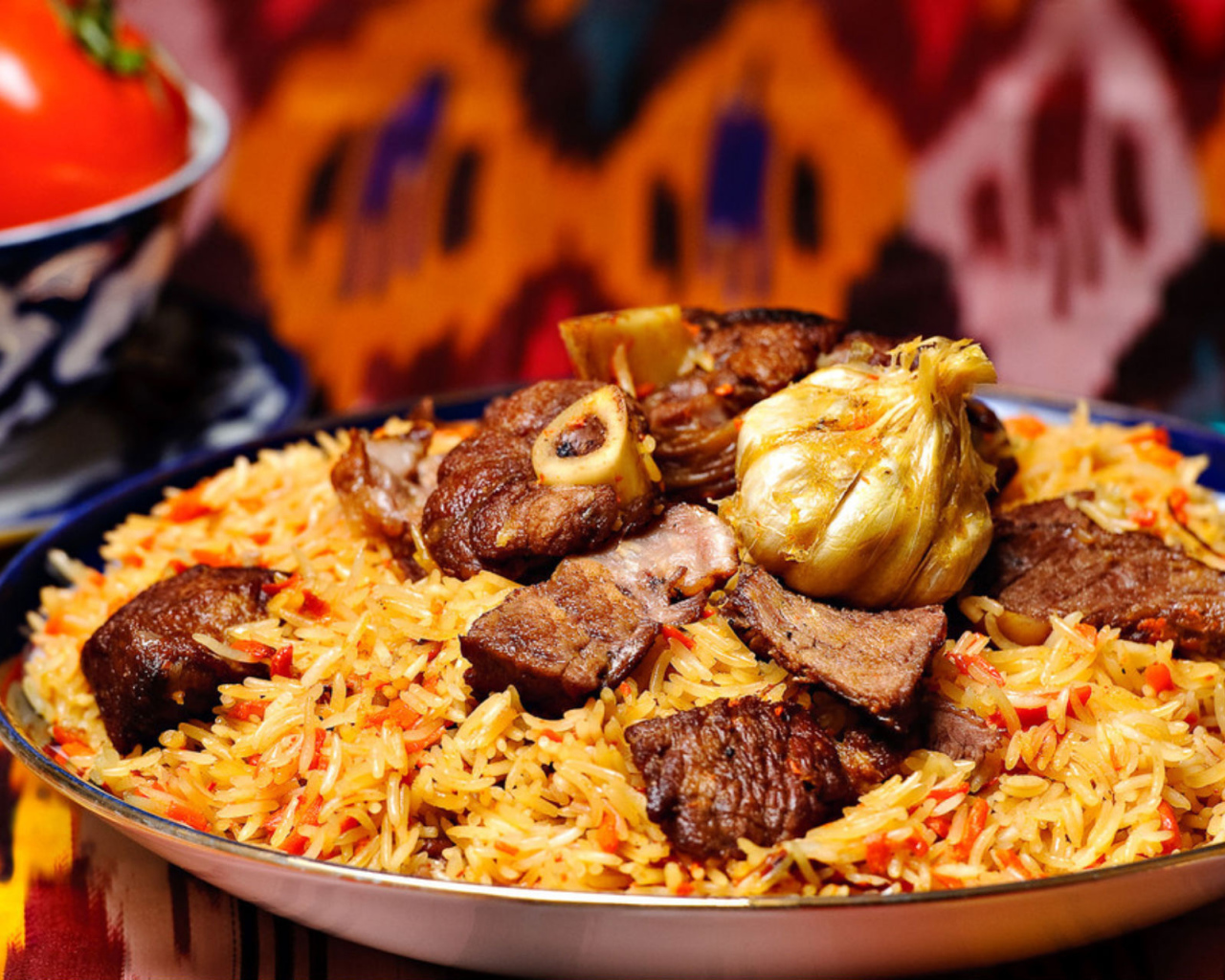 Узбекское блюдо плов