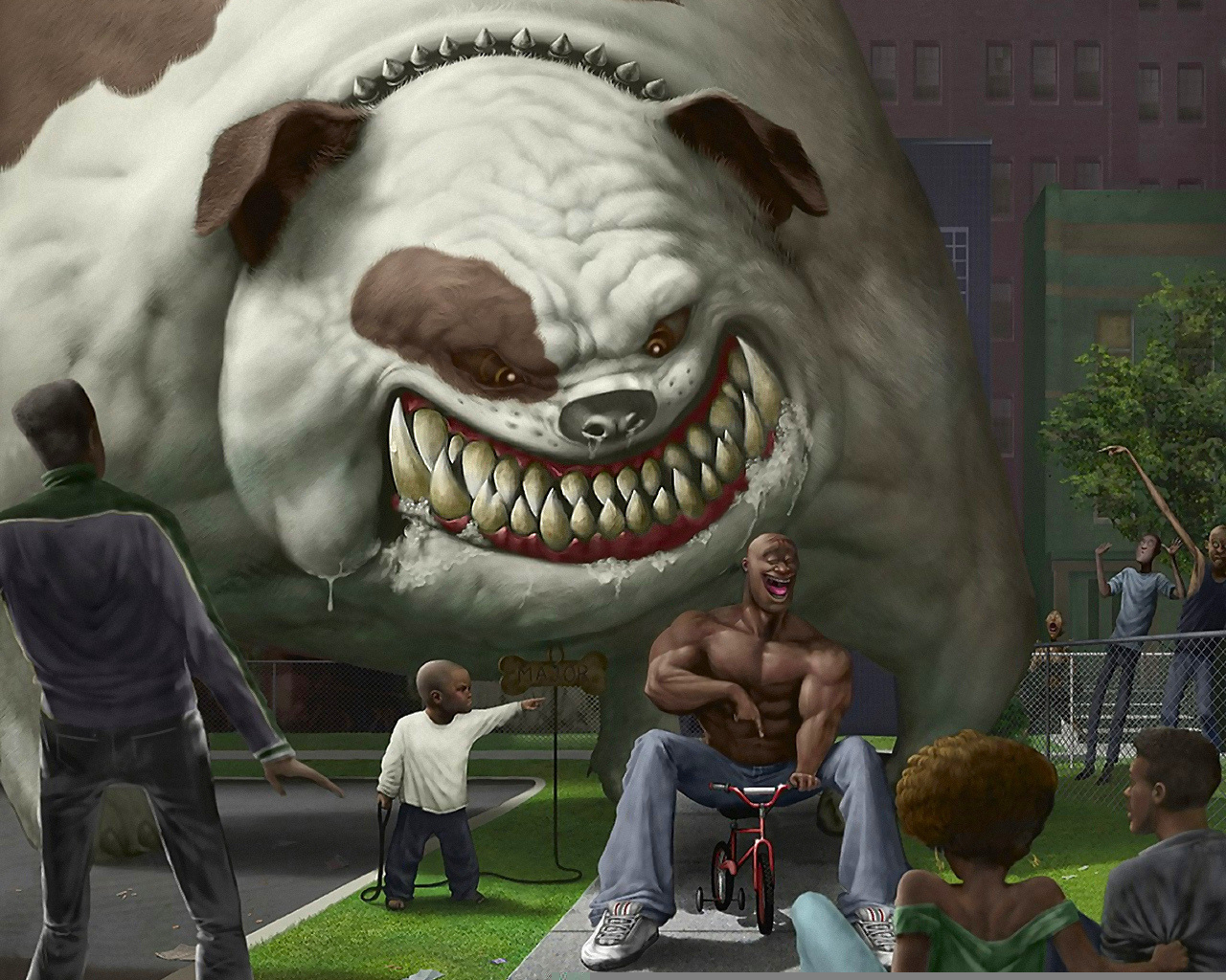 Шутка с собакой