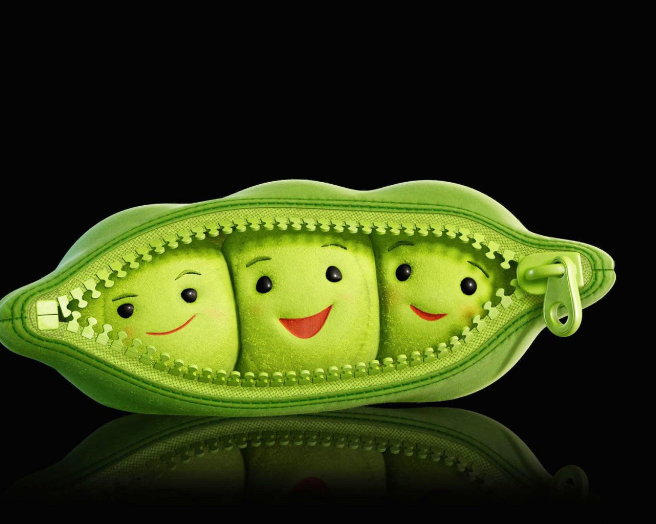 Горошины в стручке