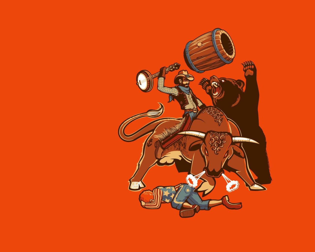 Родео с медведем