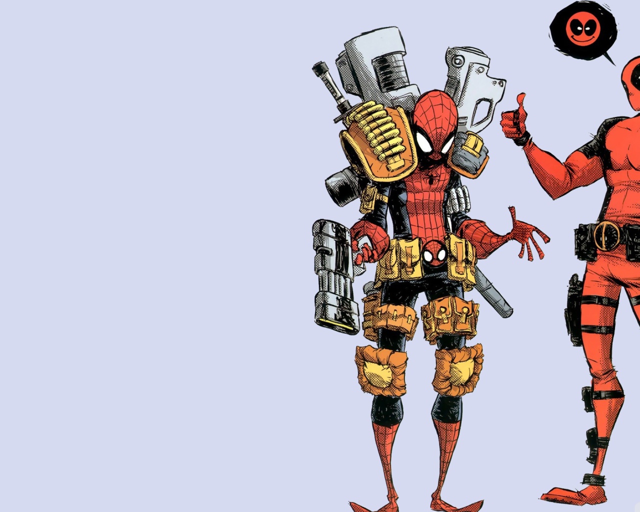 Супер герои вооружились