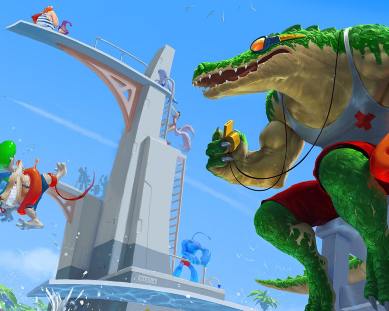 Крокодил спасатель