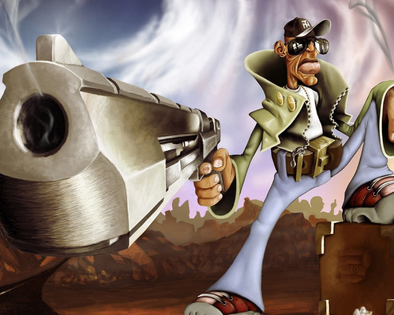 Гангстер с пистолетом