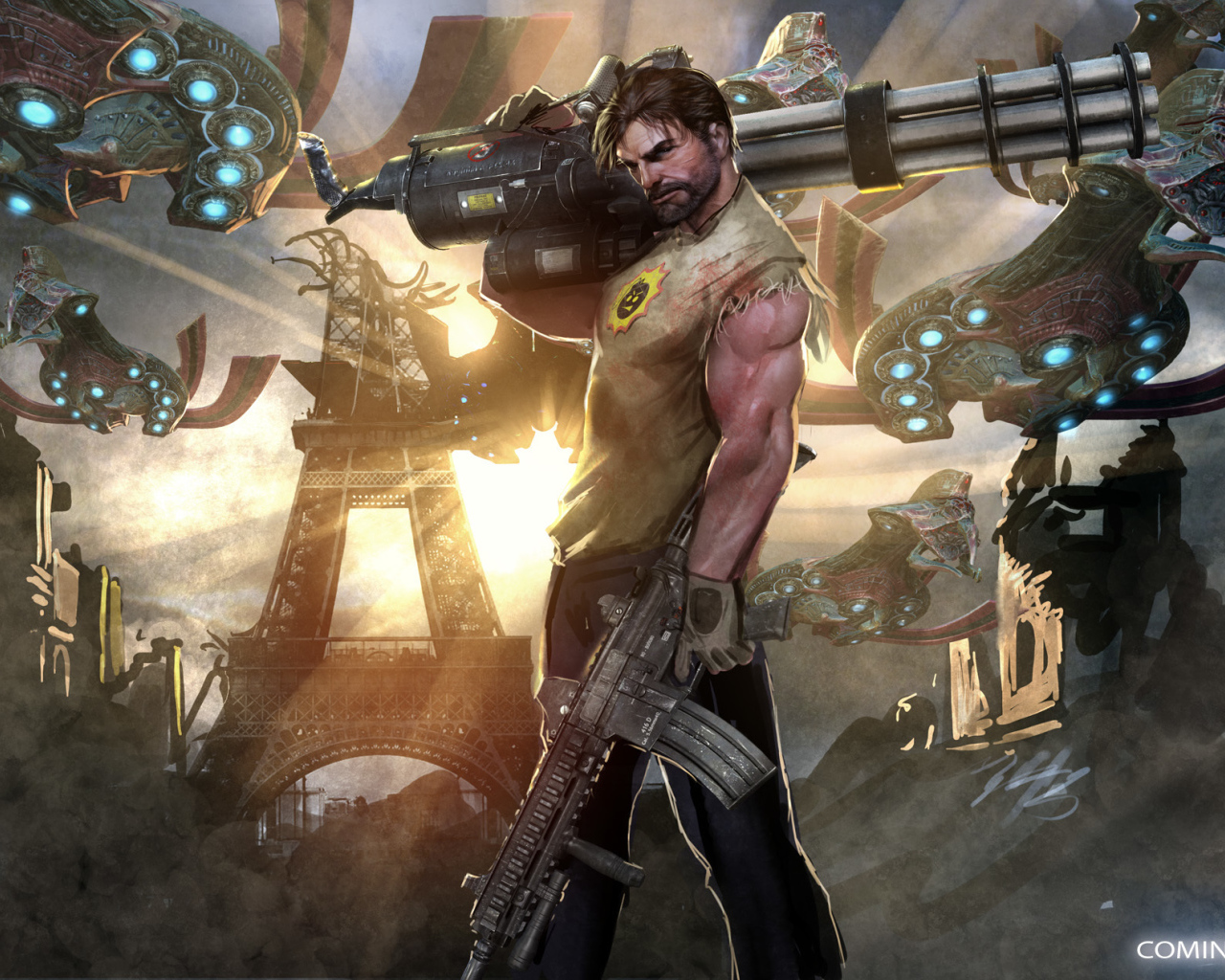 Аватар с оружием