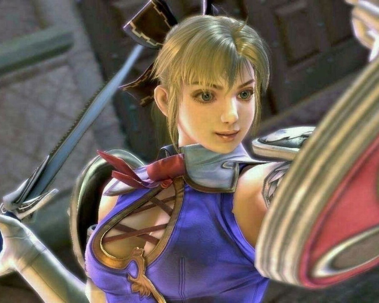 Боевая девушка из игры