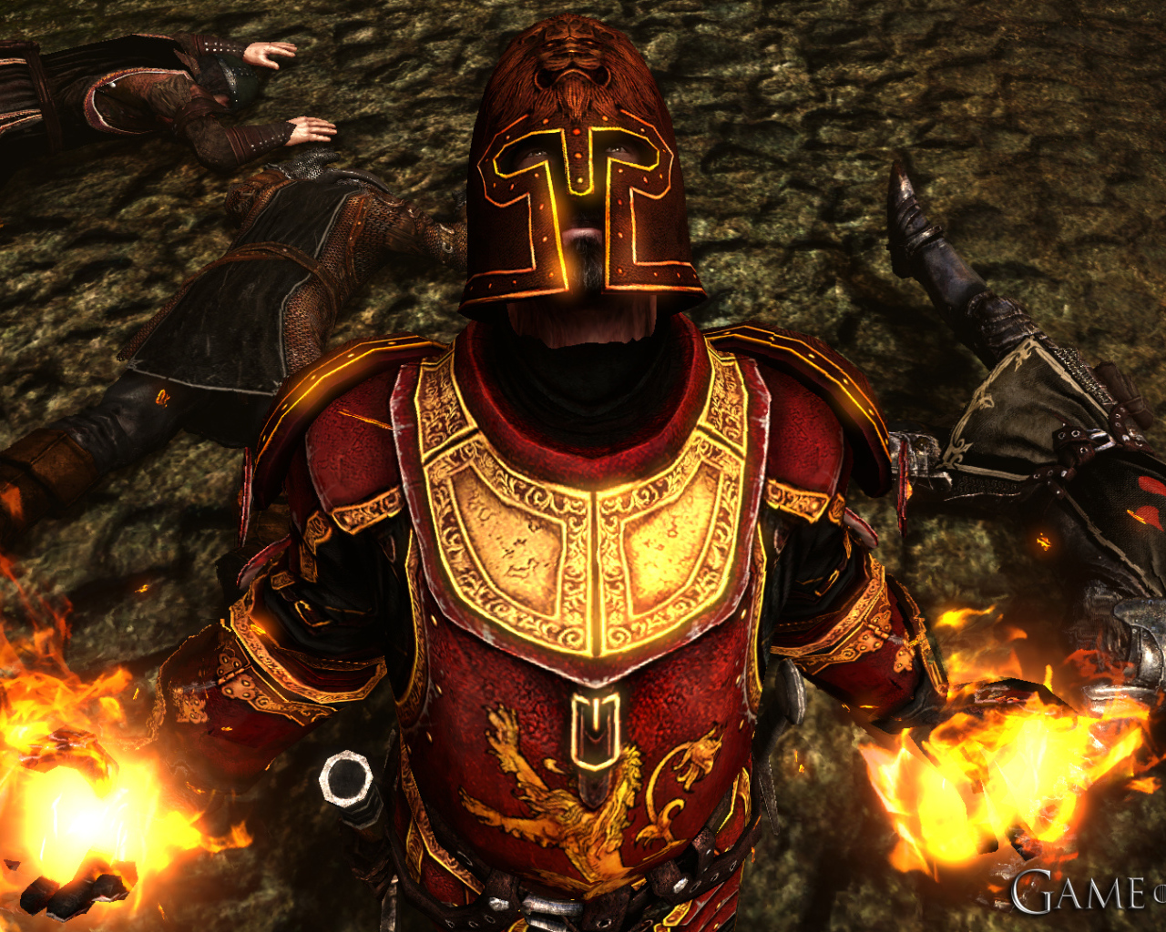 Огненный рыцарь в игре Игры престолов