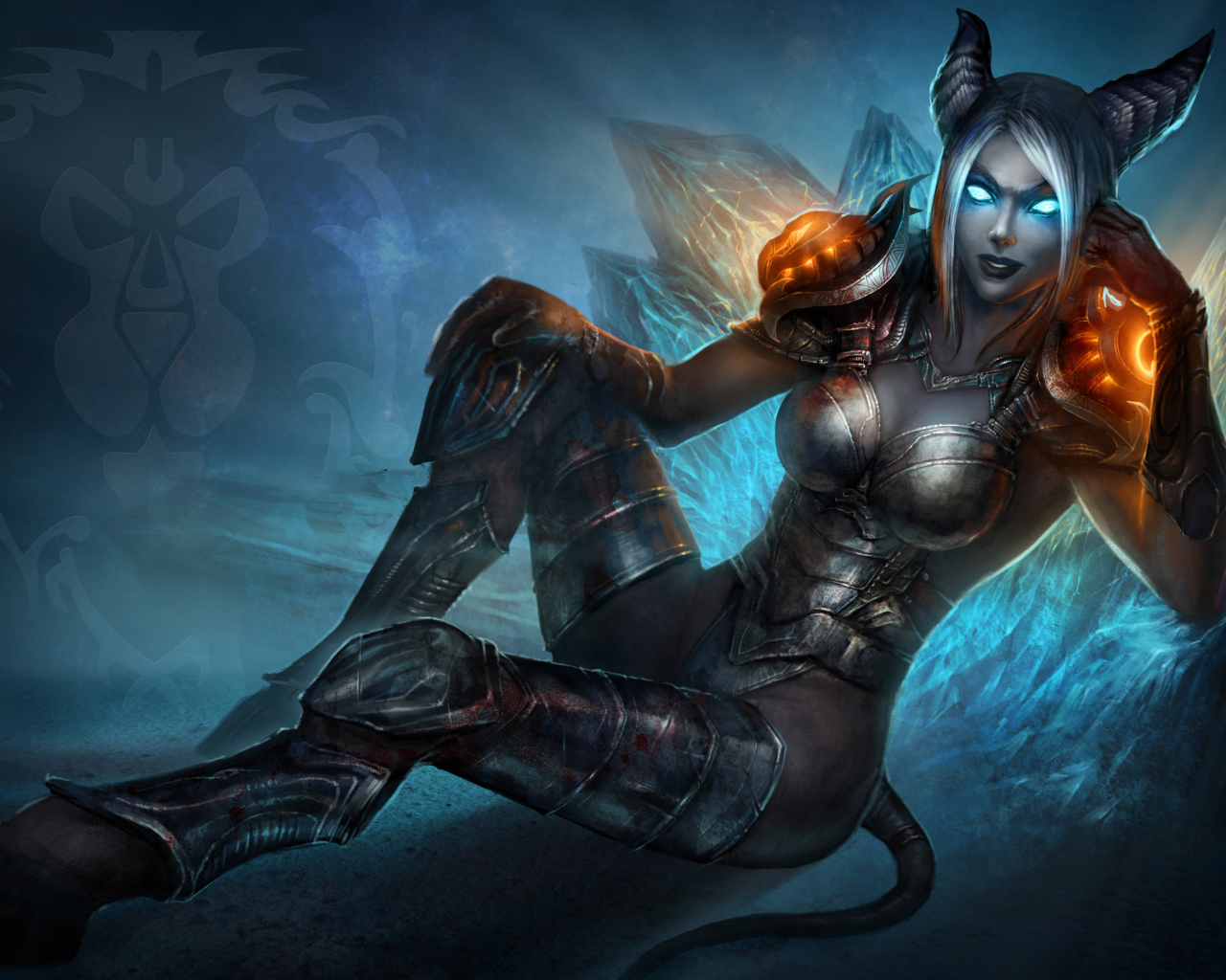 Девушка с рогами и копытами