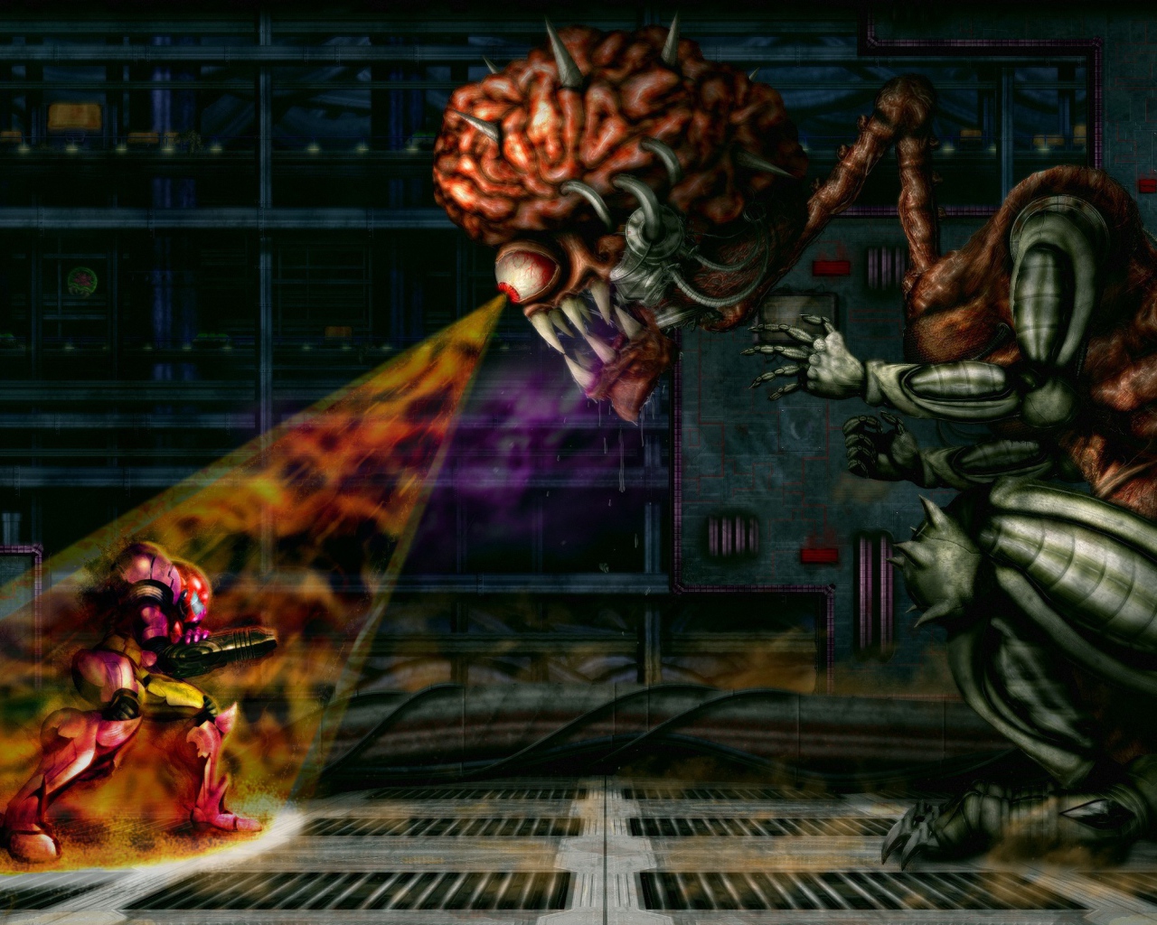 Монстр с острыми зубами