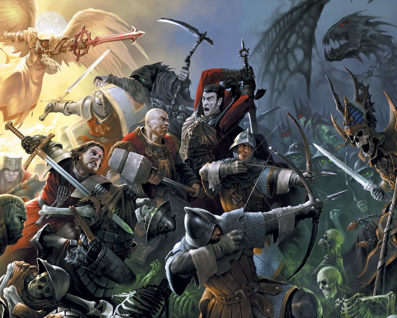 Сражение в игре Magic heroes 7