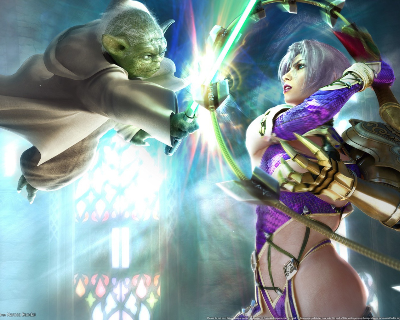 Видео игра Ivy Valentine Soul Calibur Yoda