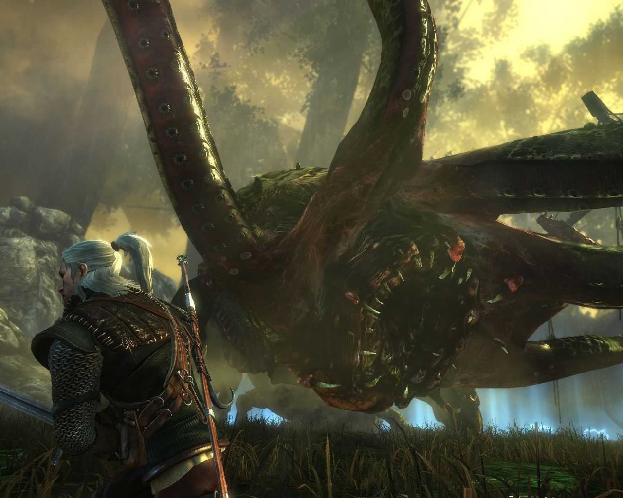 Лесной зверь в игре Ведьмак