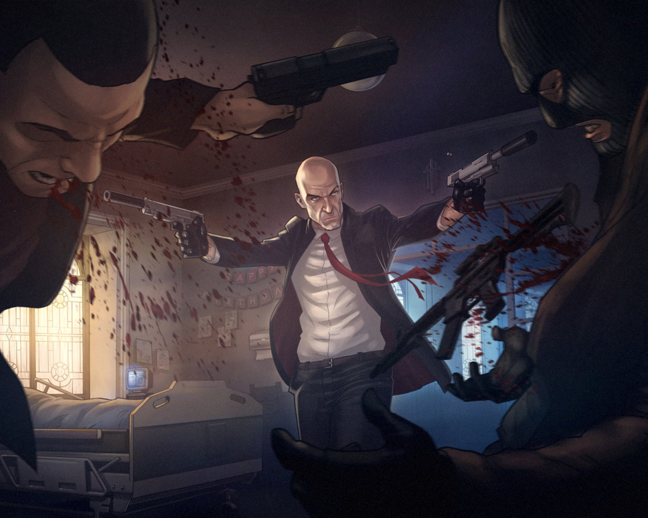 Агент 47 в игре