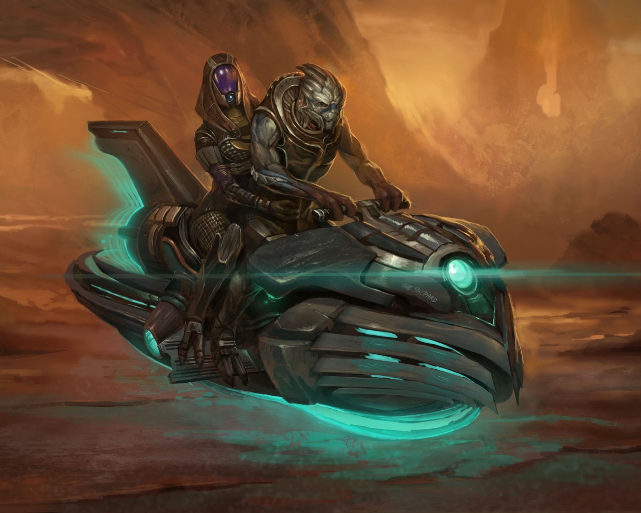 Инопланетяне на космоцикле