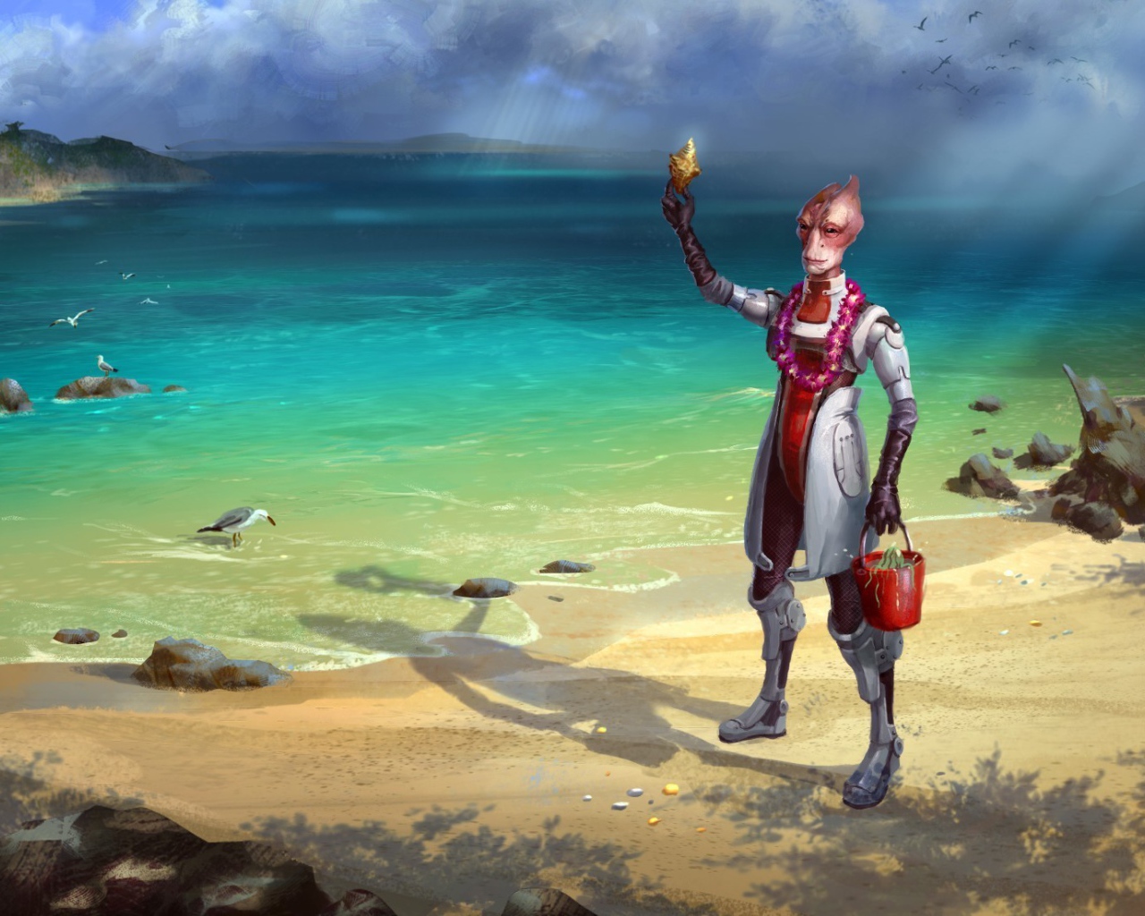 Фанарт из игры Масс эффект