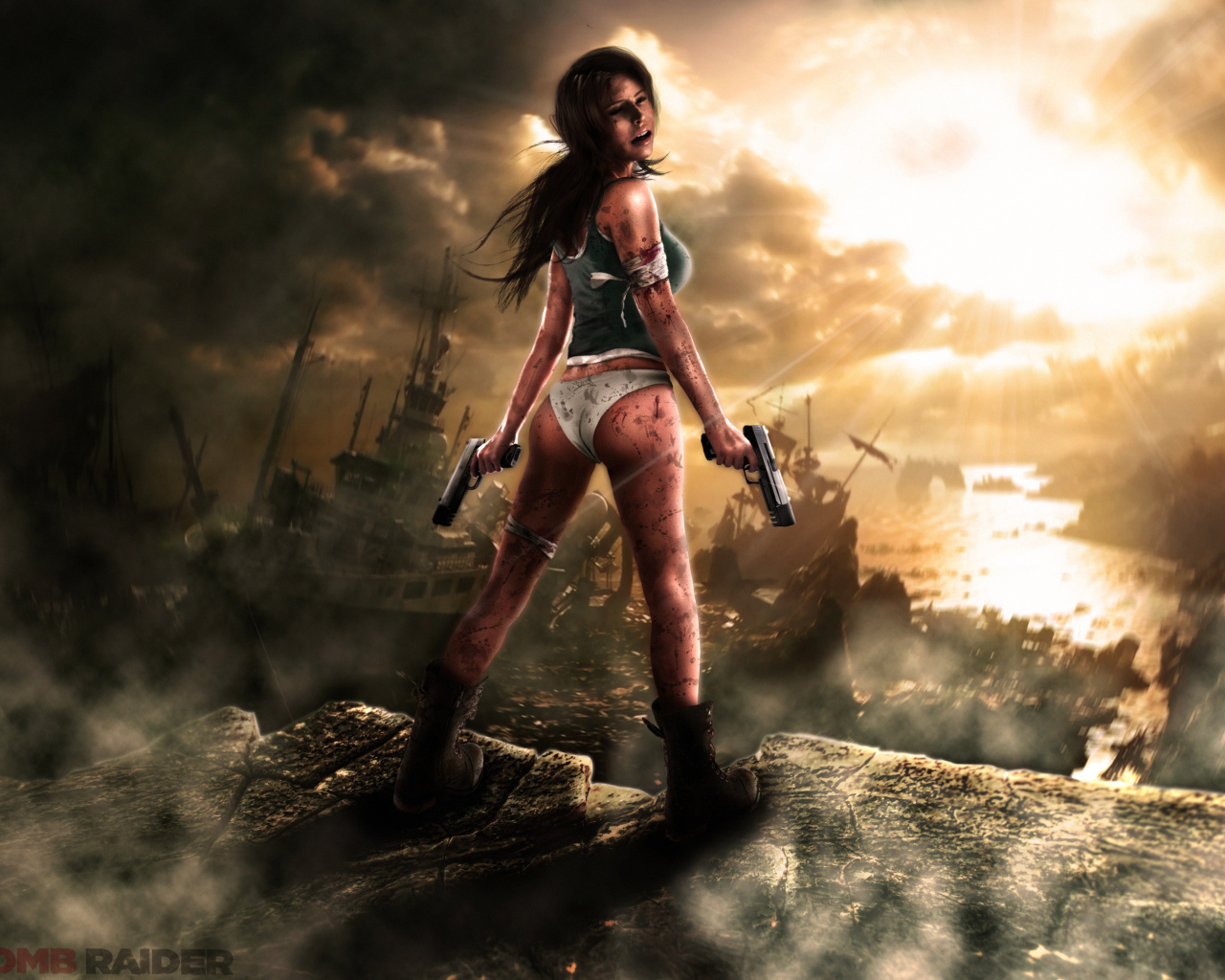 Лара крофт в игре