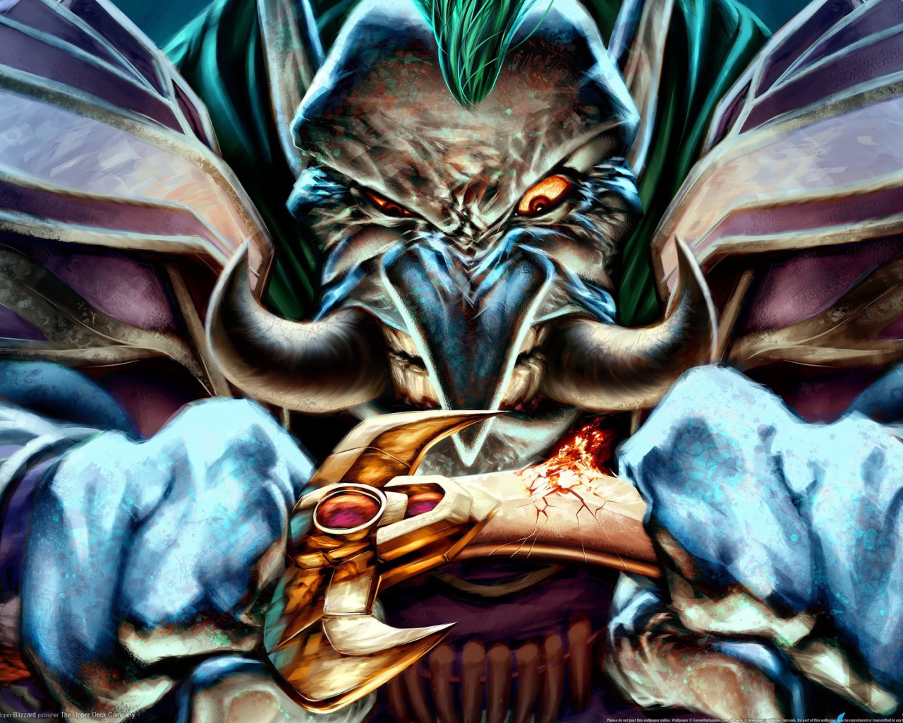 Чудовище ломает меч