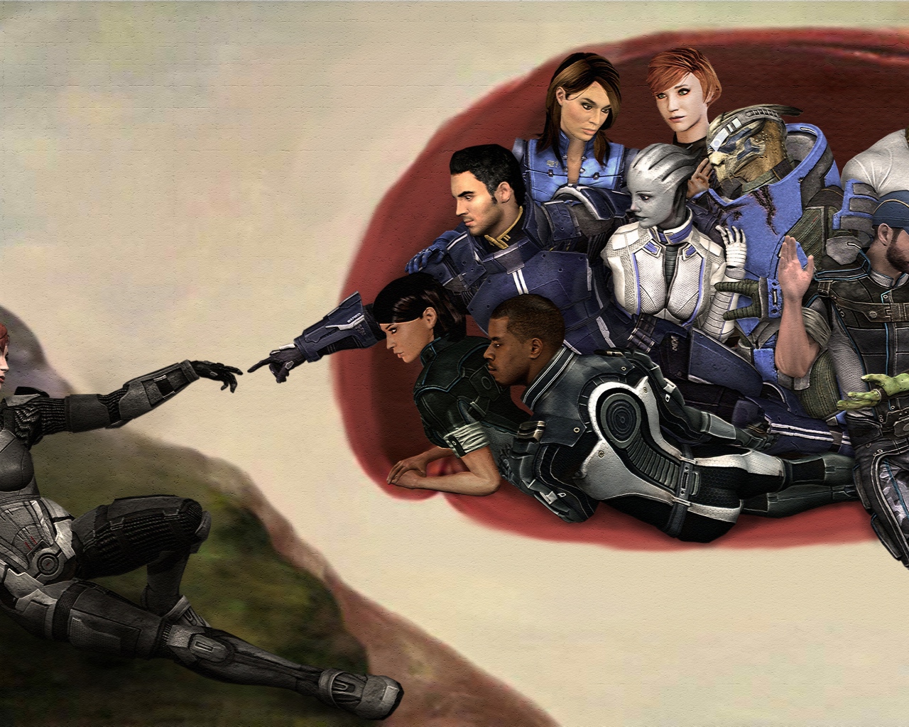 Команда из игры масс эффект