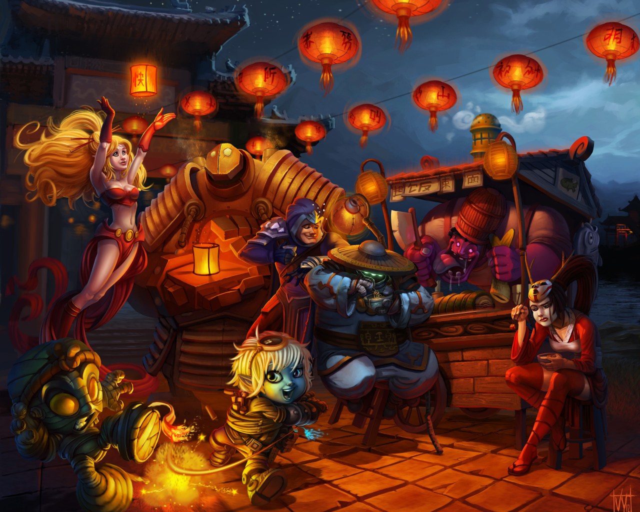 Акали , Жанна и Тристан в игре