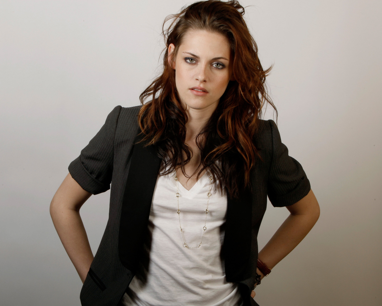 Кристен Стюарт из фильма Сумерки разрушения