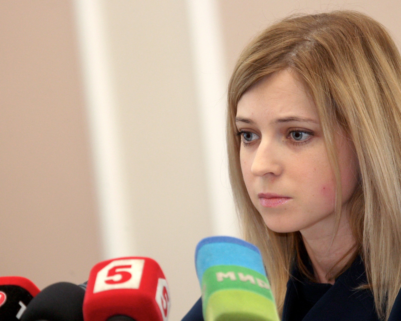 Наталья Поклонская дает интервью