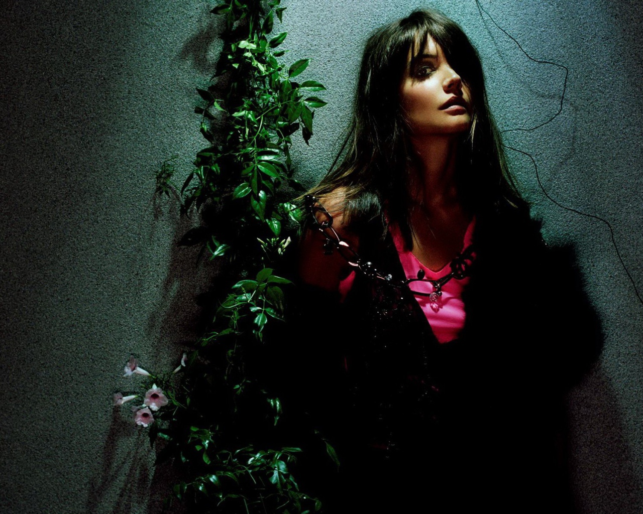 Женщина у стены