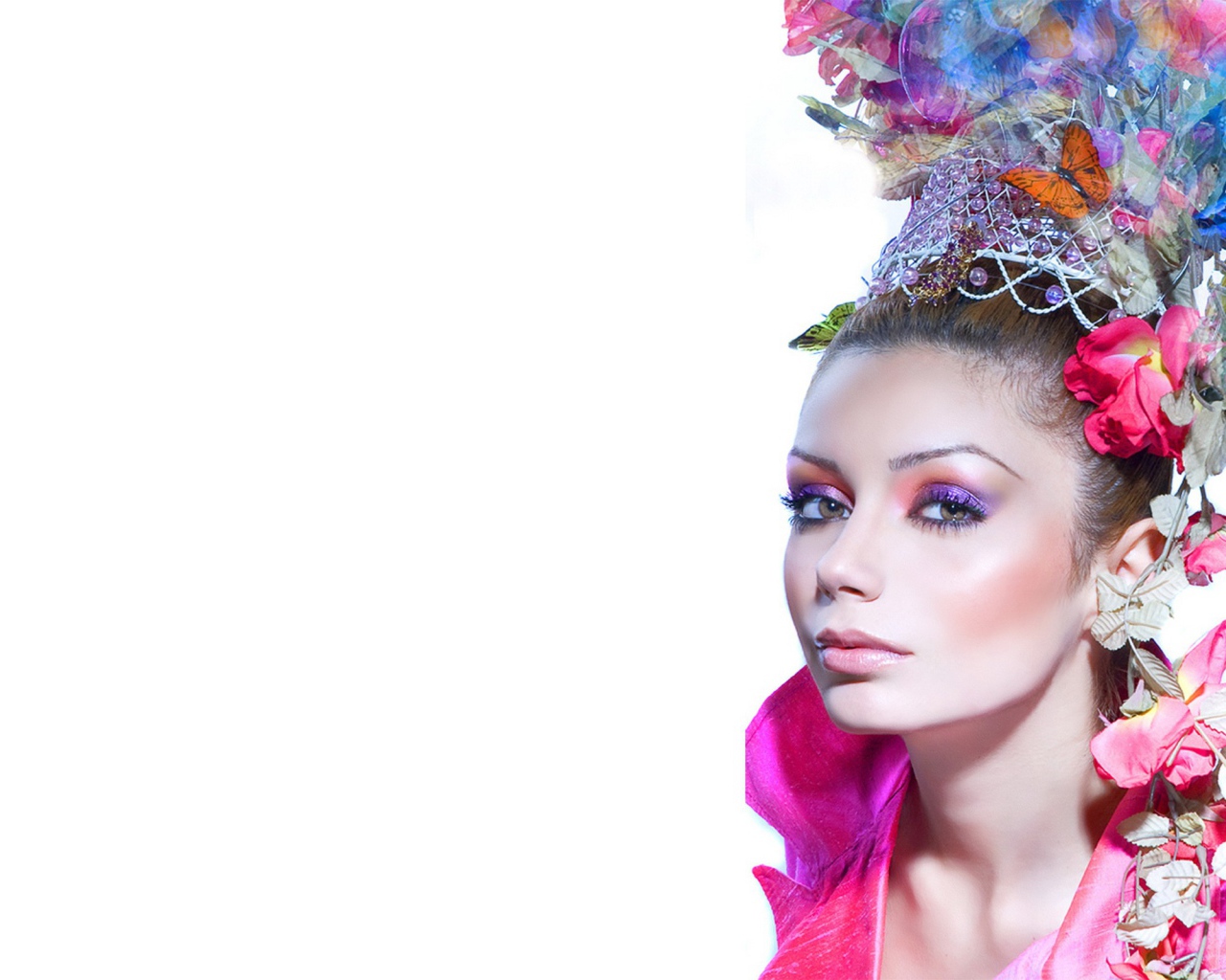 Портрет на белом фоне