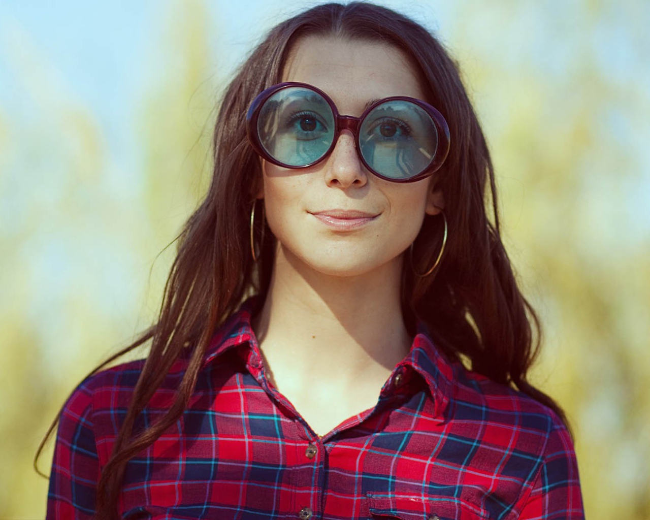 Большие круглые очки