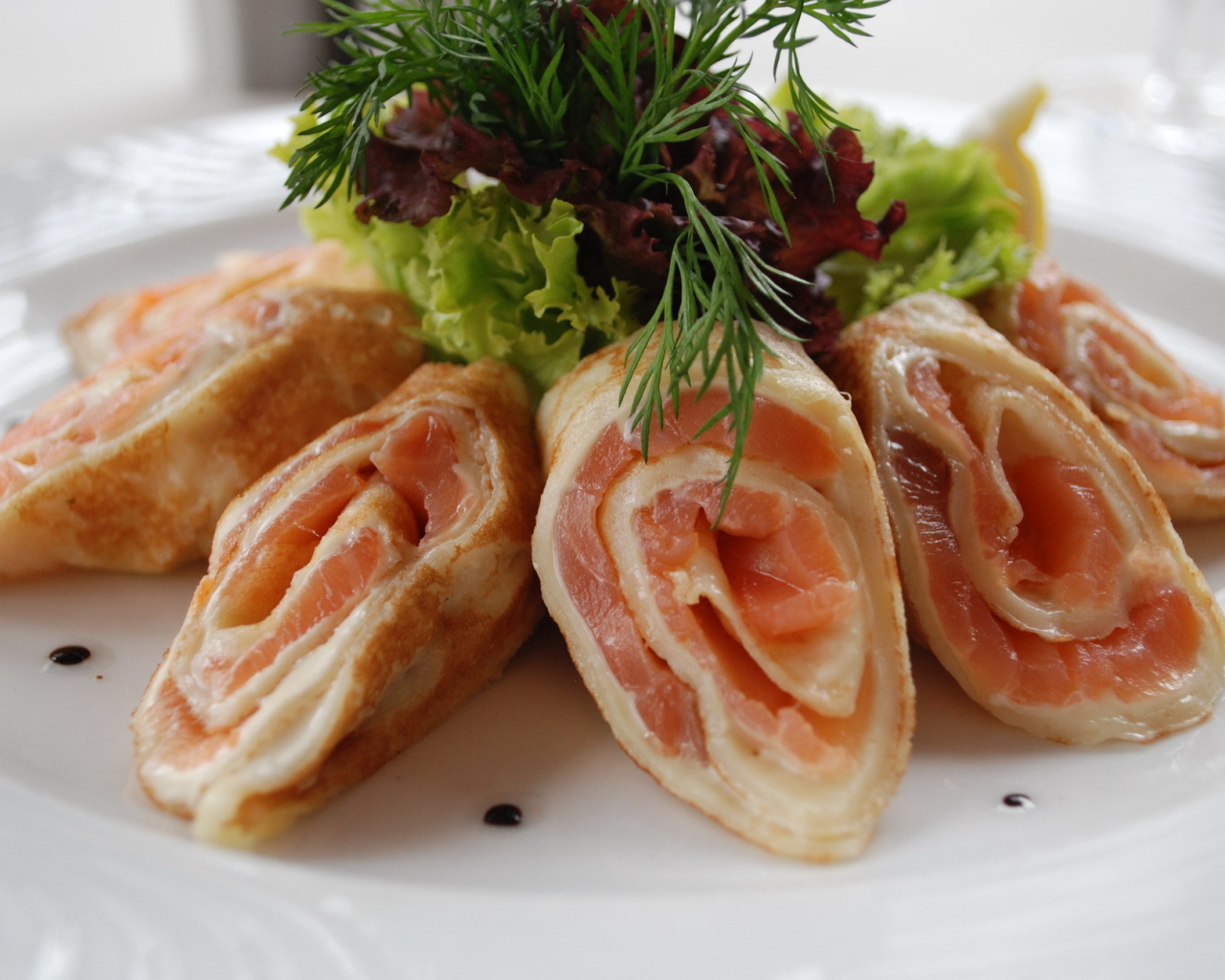 Блинные роллы на Масленицу