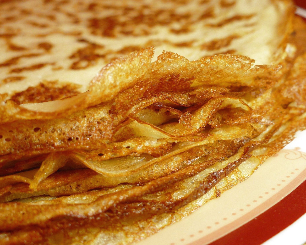 Румяные блины на Масленицу