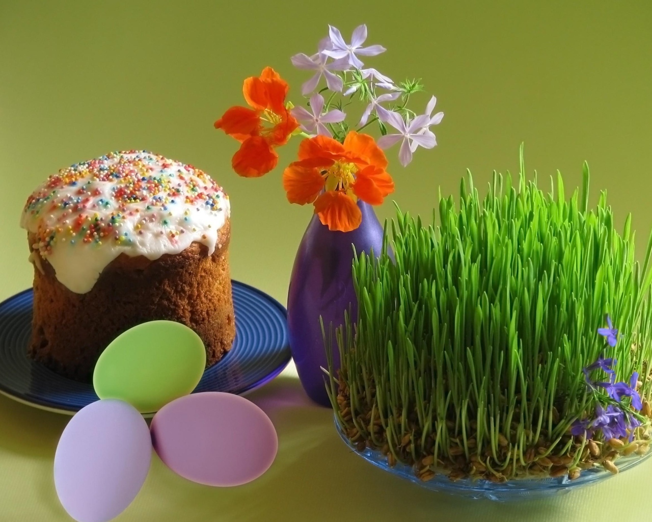 Пасхальный кулич на Пасху