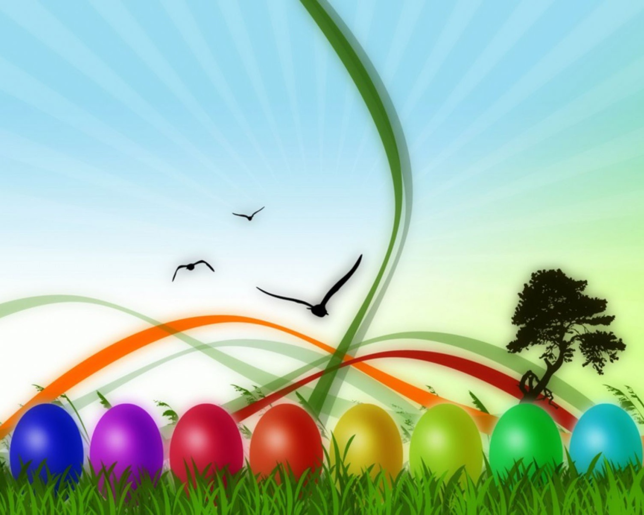 Пасхальный рисунок на Пасху