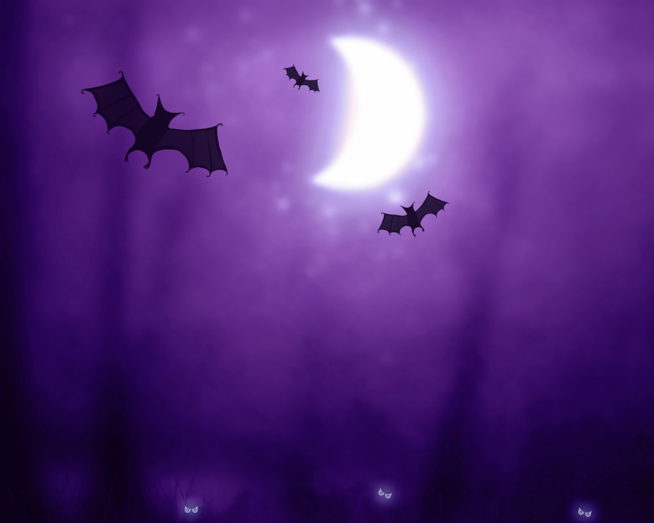 Летучие мыши на хеллоуин