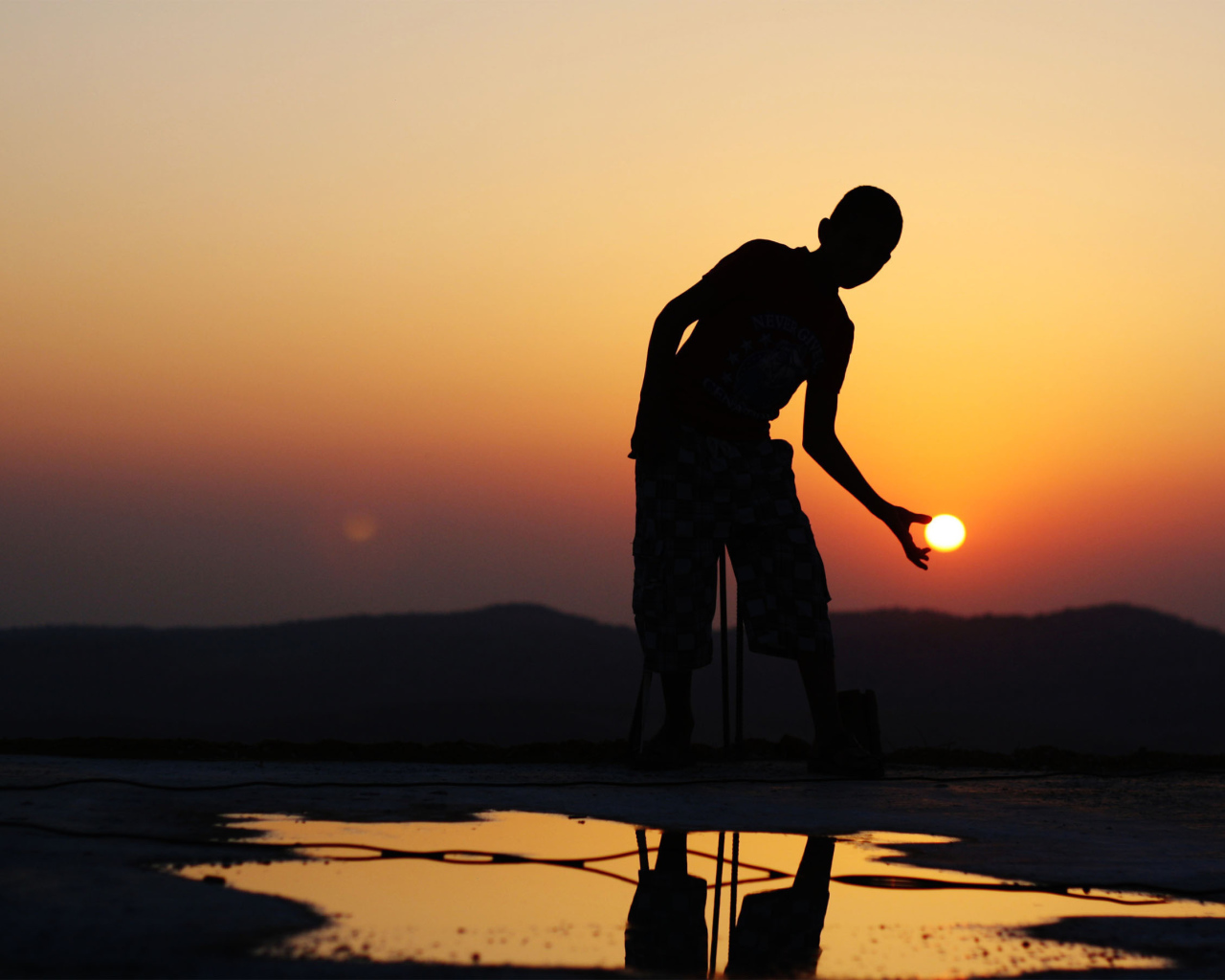 Маленький мальчик в Рамадан