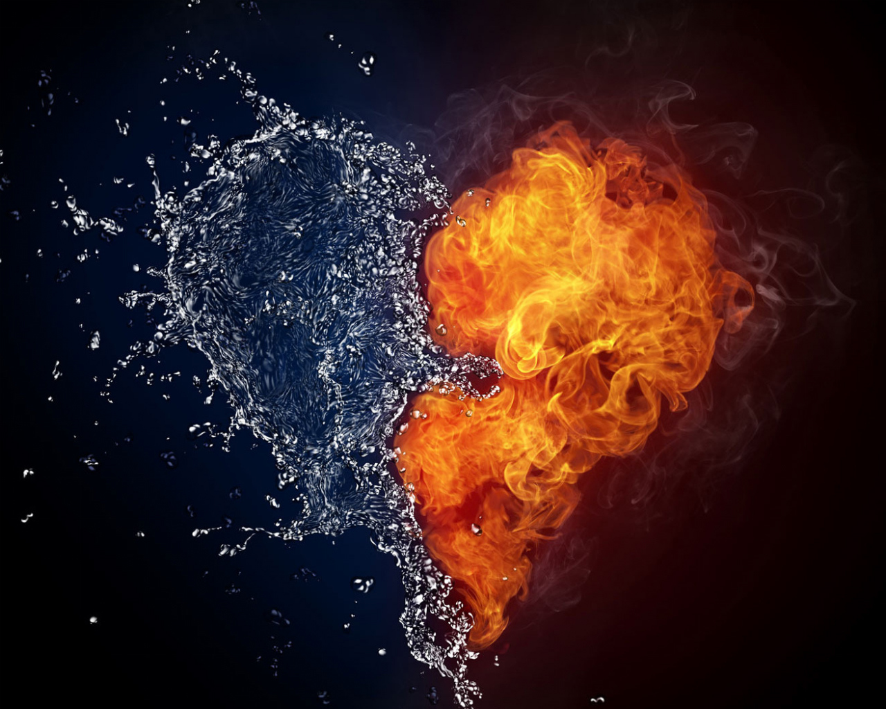 Fire and water for Valentine's Day