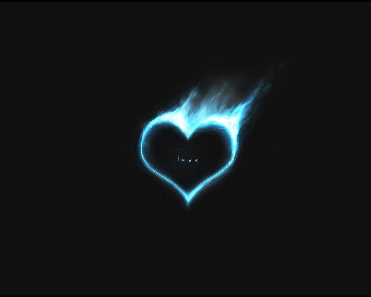 Neon heart on Valentine's Day February 14