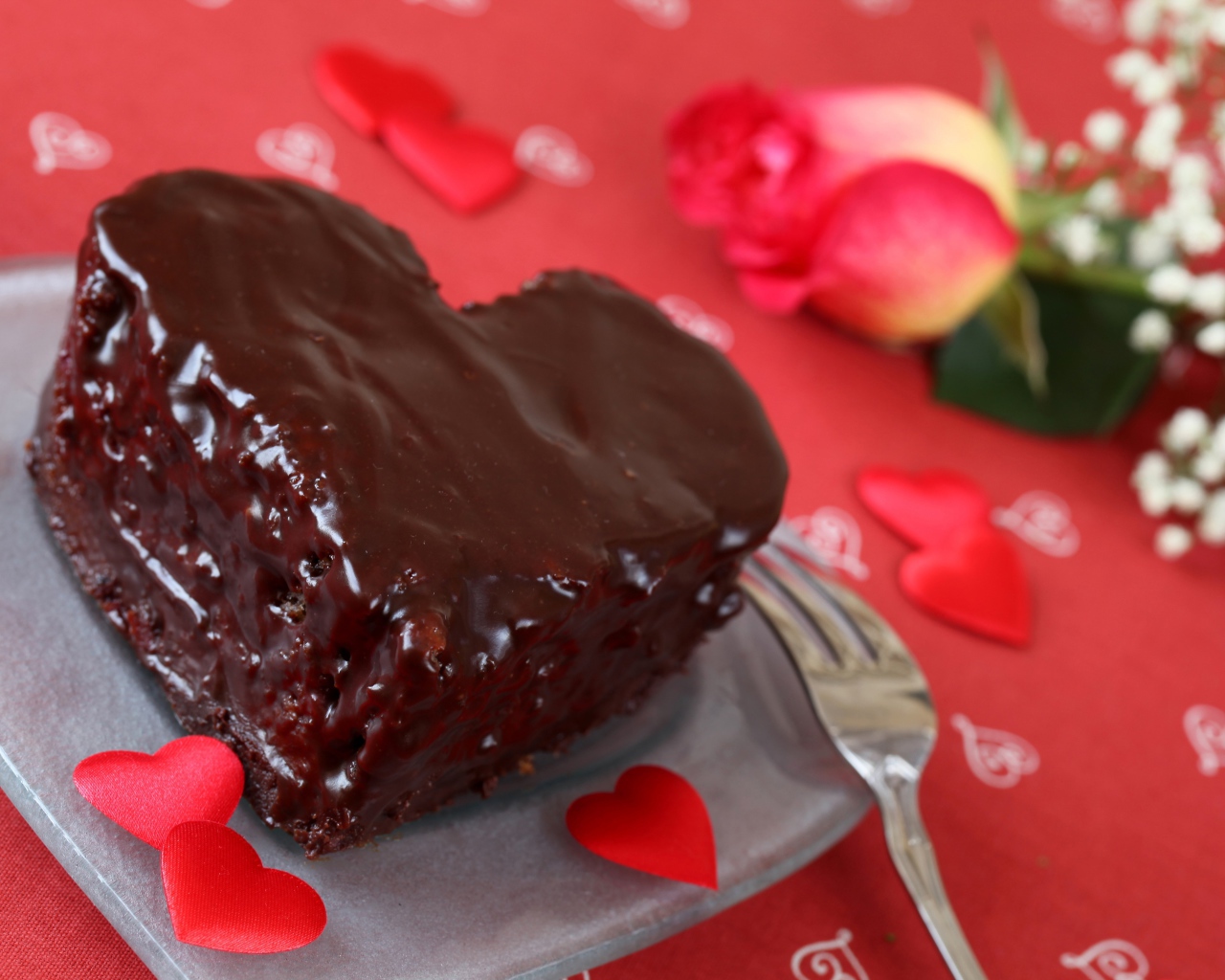Пудинг на День Святого Валентина 14 февраля