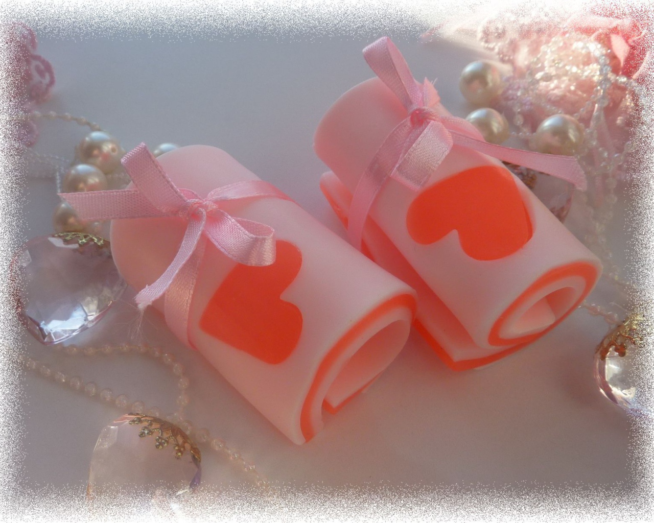 Мыло с сердцем на День Святого Валентина 14 февраля