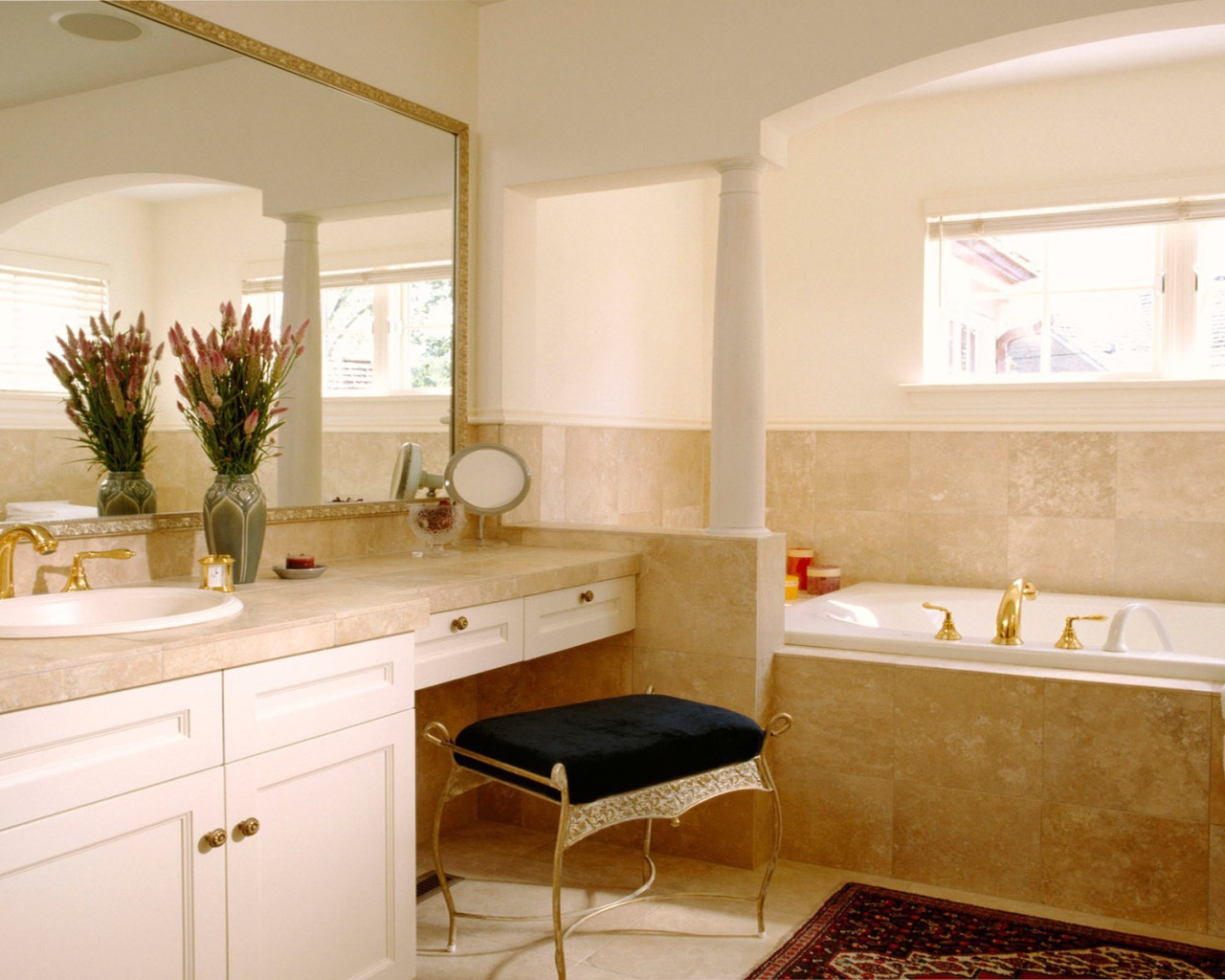 Интерьер ванной комнаты