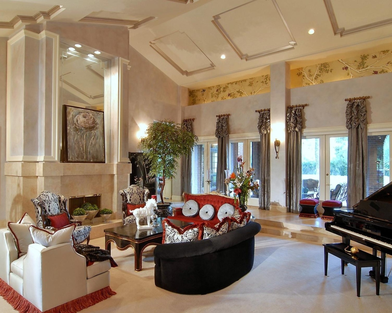 Зал с роялем