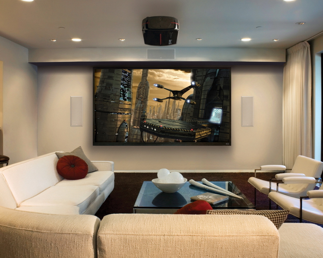 Интерьер Домашний кинотеатр