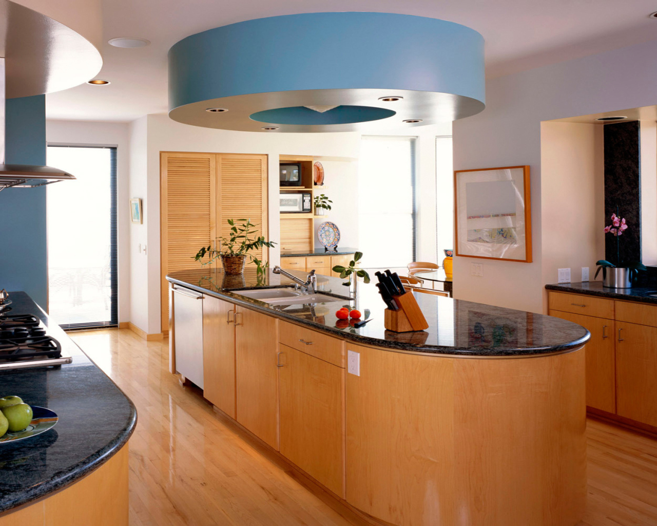 Интерьер комнаты кухни