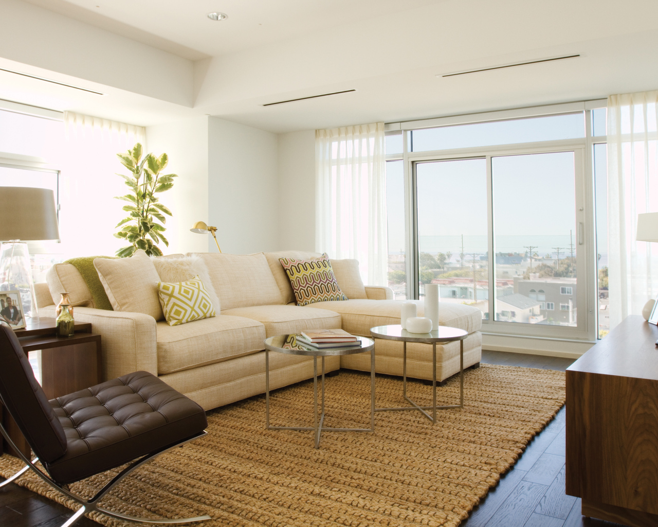 Стиль комнаты в городской квартире