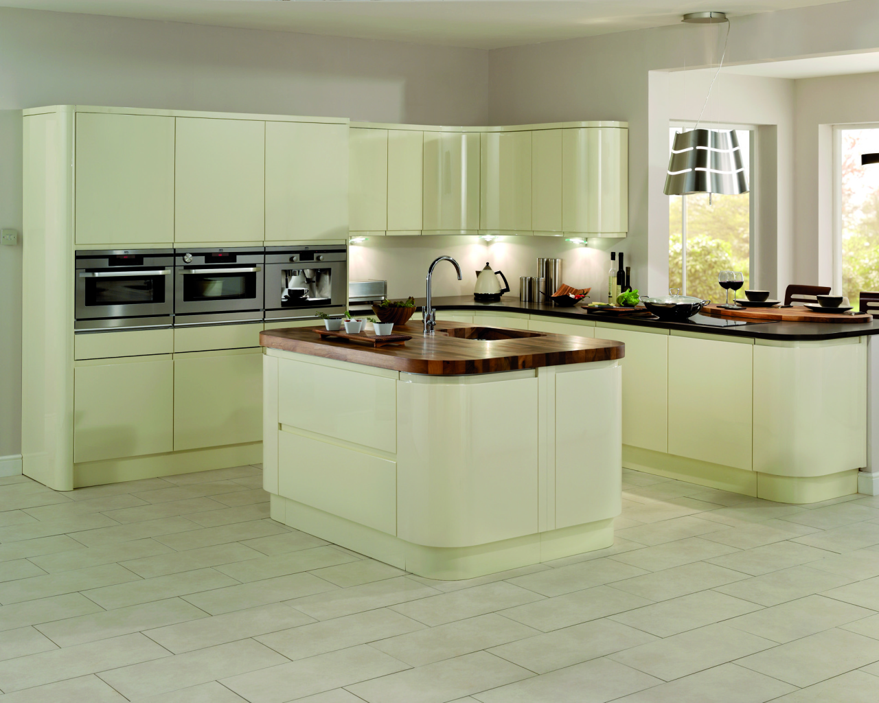 Белая кухня