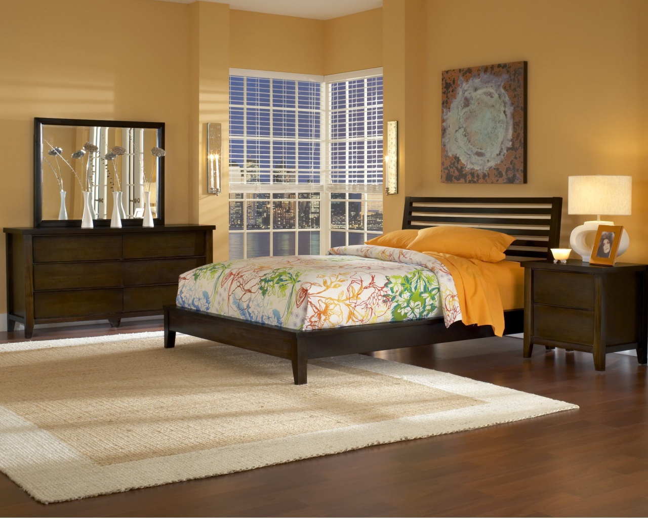 Желтая спальня