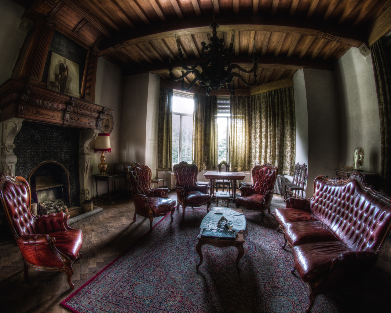 Комната в стиле ретро