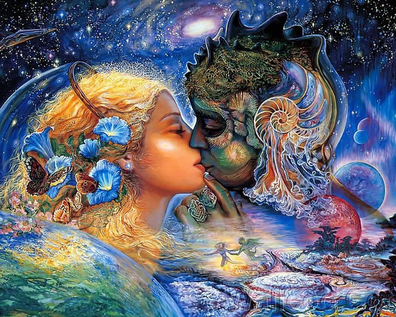 Абстракция с поцелуем